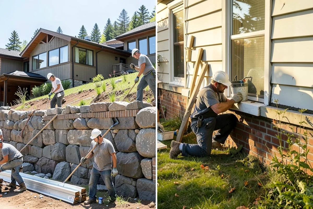 Two-Story Fireplace Construction in Pacific, King County, WA - Engineer the structure and pull permits for the full build