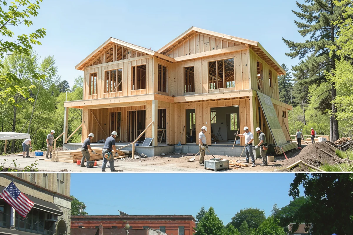 Two-Story Fireplace Construction in Snohomish, Snohomish County, WA - This is a larger interior build best scheduled with lead time, often started in the drier months to align with the overall...