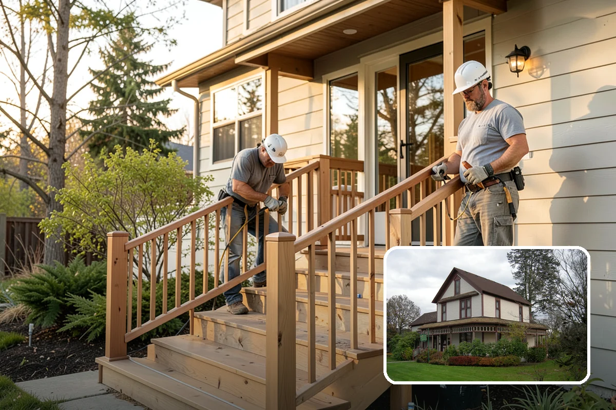 Two-Story Fireplace Construction in Sumner, Pierce County, WA - Commanding focal point for vaulted great rooms