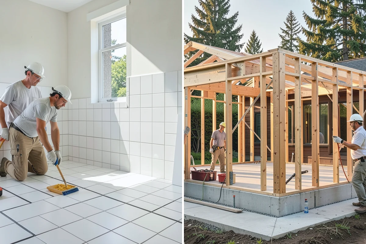 Two-Tone Cabinet Installation in Auburn, King County, WA - Coordinate the two finishes and layout