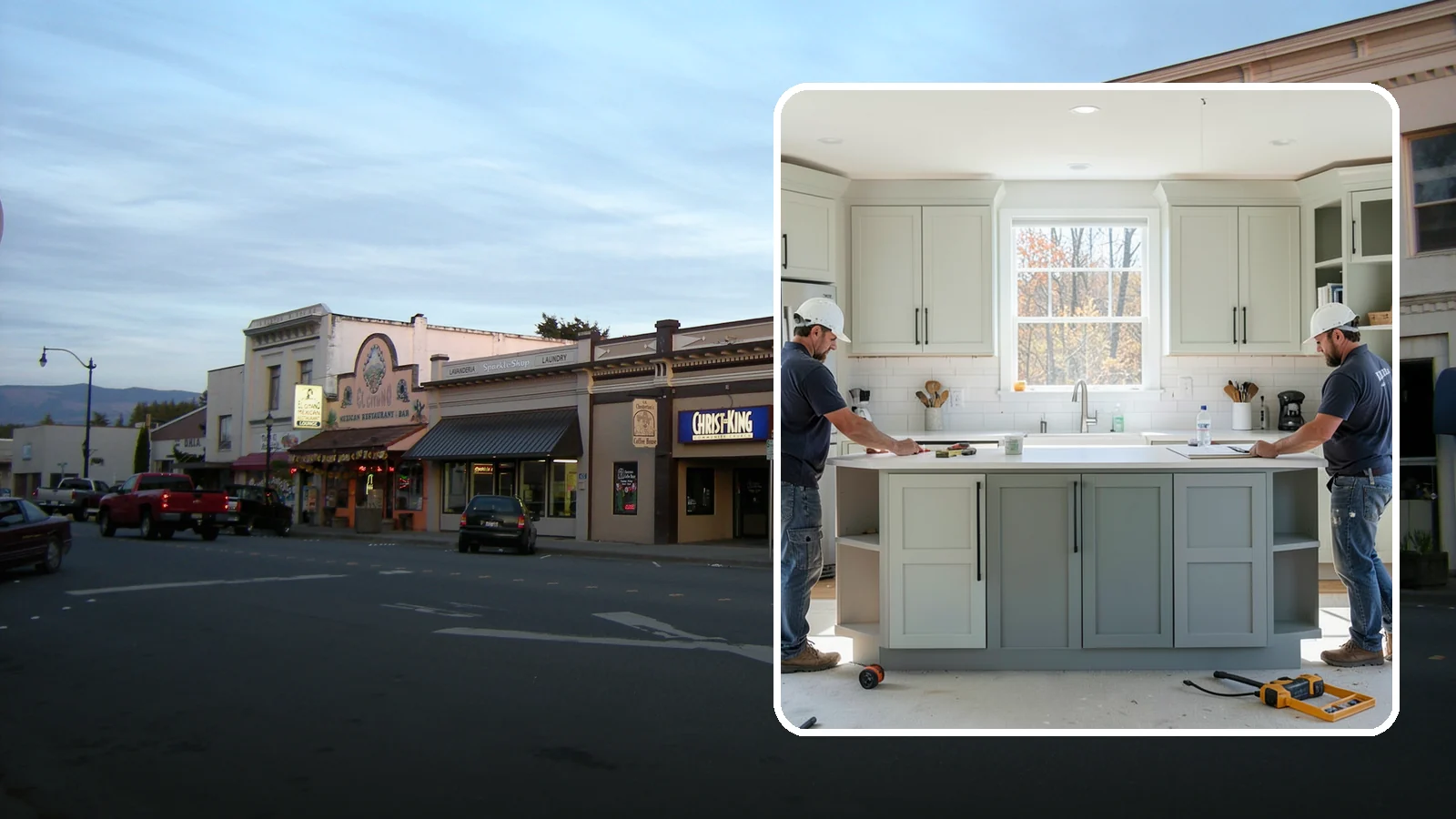 Two-Tone Cabinet Installation in Burlington, Skagit County, WA - Installing cabinetry in two coordinated colors or finishes to create depth and visual interest.