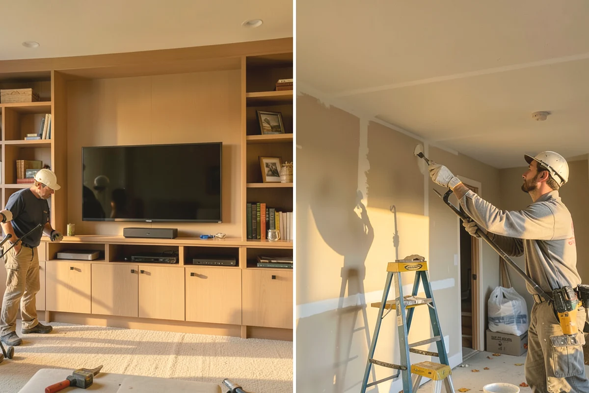 Two-Tone Cabinet Installation in Burlington, Skagit County, WA - Coordinate the two finishes and layout