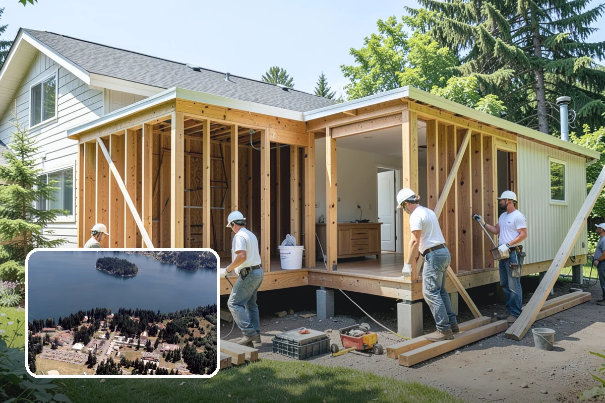 Two-Tone Cabinet Installation in Lakewood, Pierce County, WA - A designer, high-interest look