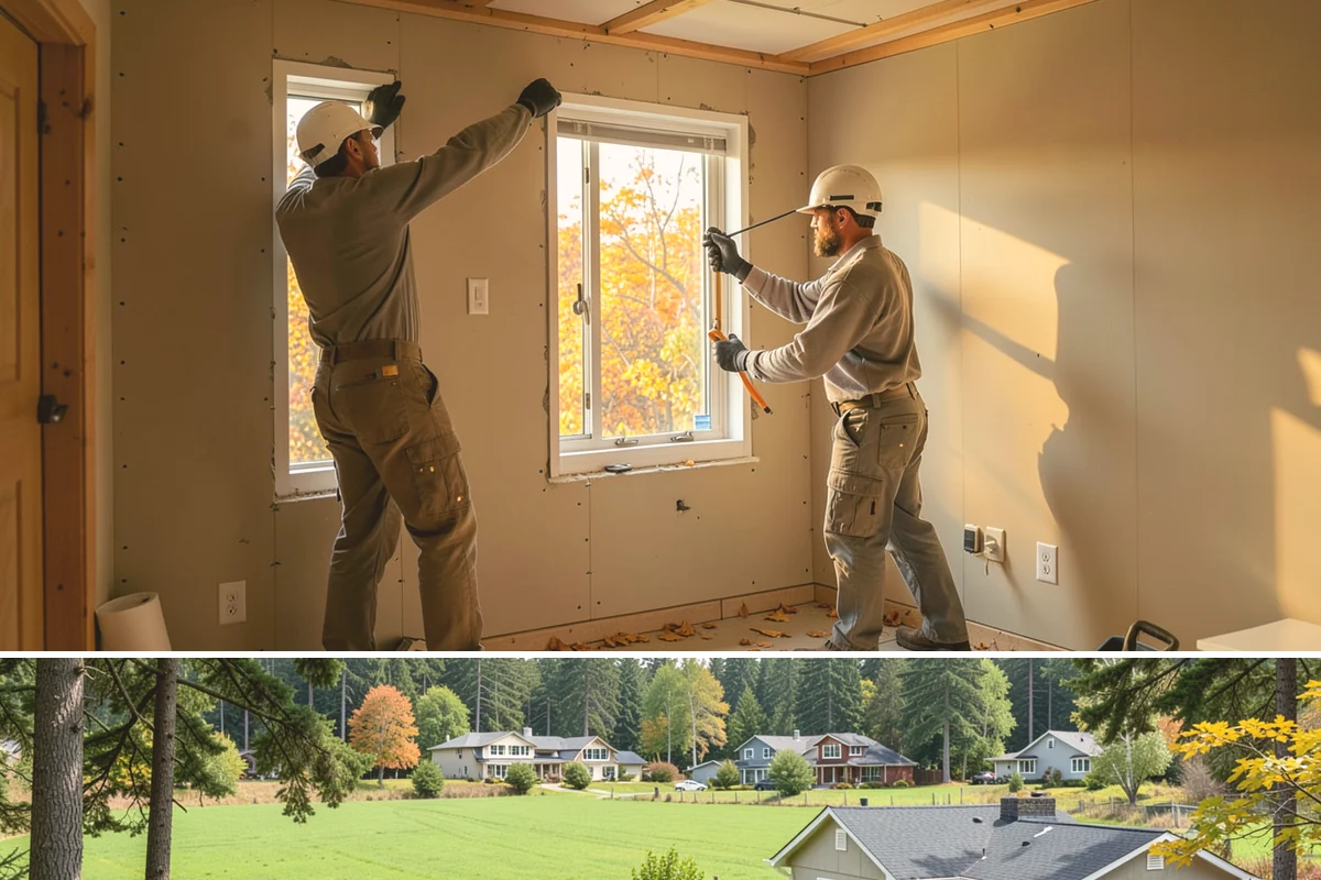 Two-Tone Cabinet Installation in Lyman, Skagit County, WA - Two-tone installation fits any season and readies a stylish kitchen for holiday hosting when done in fall.