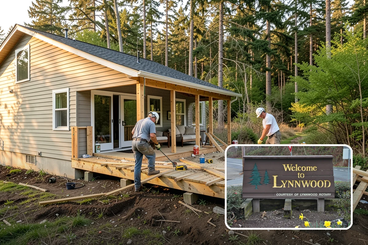 Two-Tone Cabinet Installation in Lynnwood, Snohomish County, WA - A designer, high-interest look