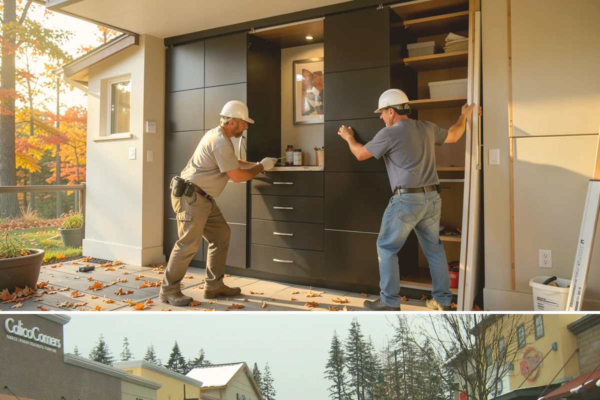 Two-Tone Cabinet Installation in Mill Creek, Snohomish County, WA - Two-tone installation fits any season and readies a stylish kitchen for holiday hosting when done in fall.