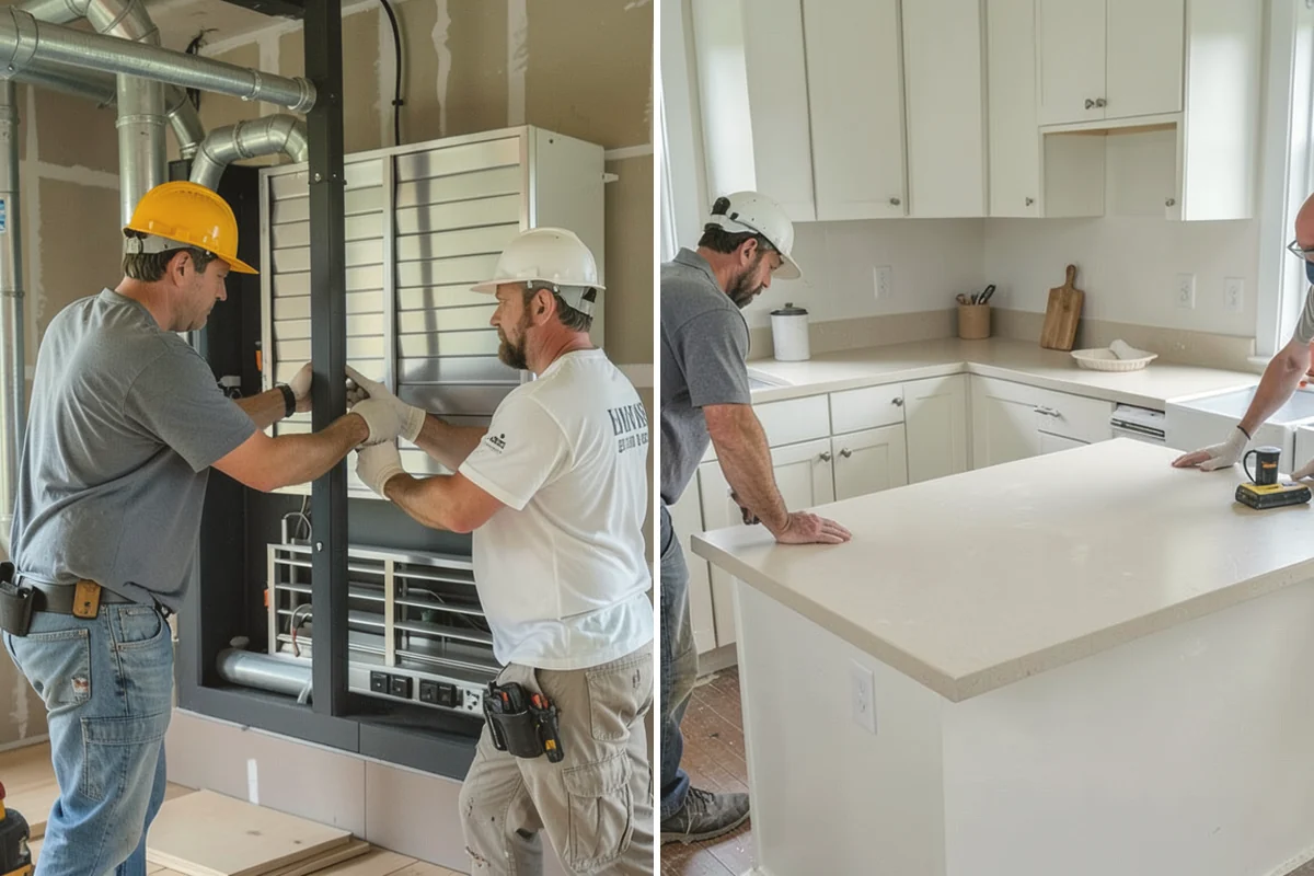 Two-Tone Cabinet Installation in Mukilteo, Snohomish County, WA - Coordinate the two finishes and layout