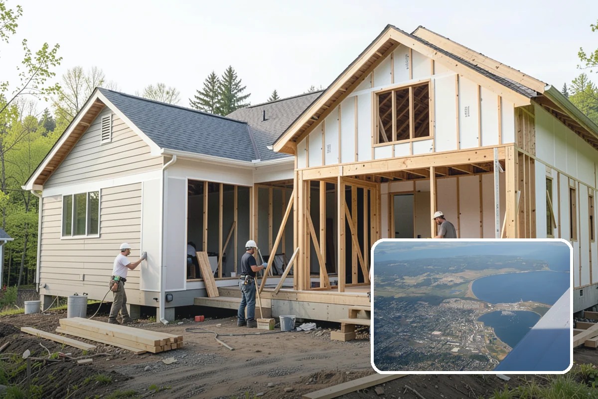 Two-Tone Cabinet Installation in Oak Harbor, Island County, WA - A designer, high-interest look