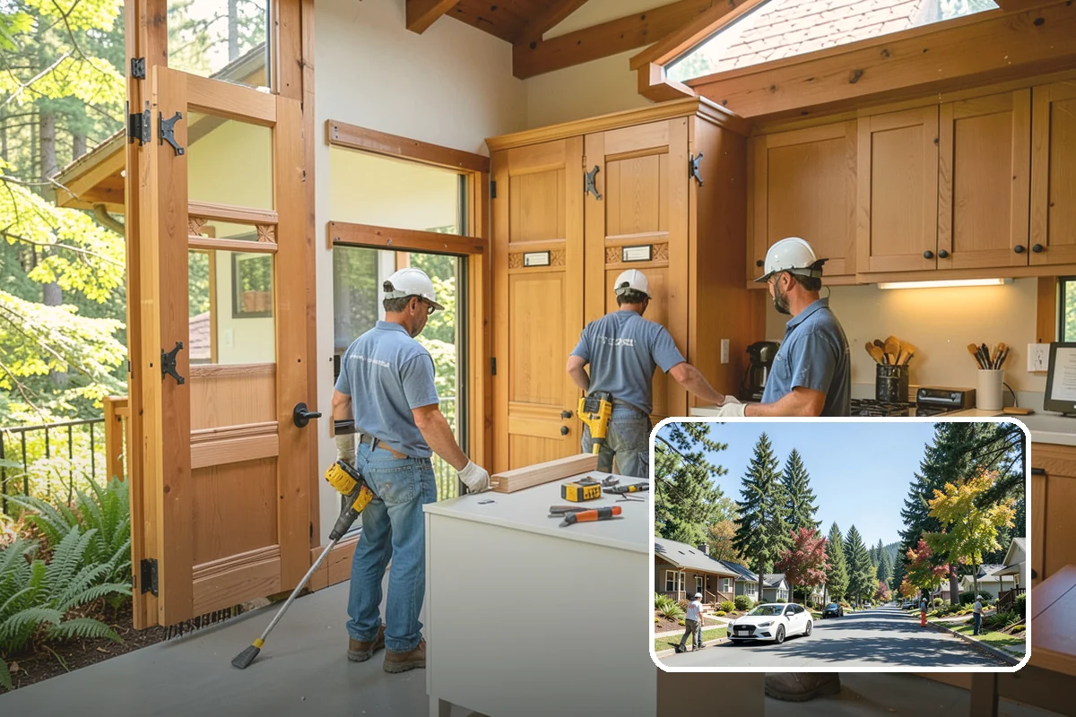 Two-Tone Cabinet Installation in Orting, Pierce County, WA - A designer, high-interest look
