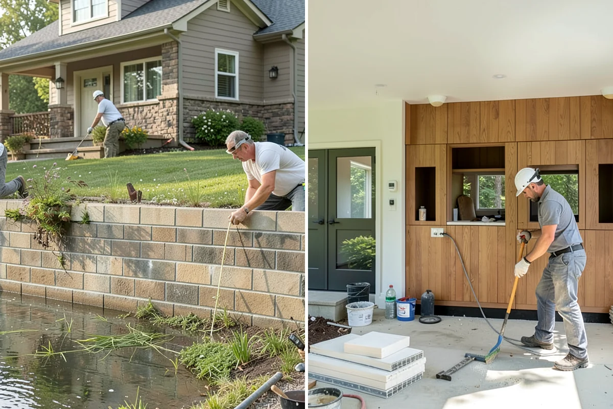 Two-Tone Cabinet Installation in Puyallup, Pierce County, WA - Coordinate the two finishes and layout