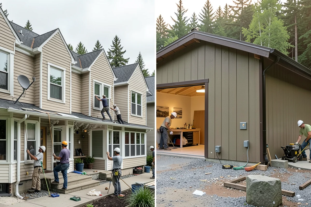 Two-Tone Cabinet Installation in Shoreline, King County, WA - Coordinate the two finishes and layout