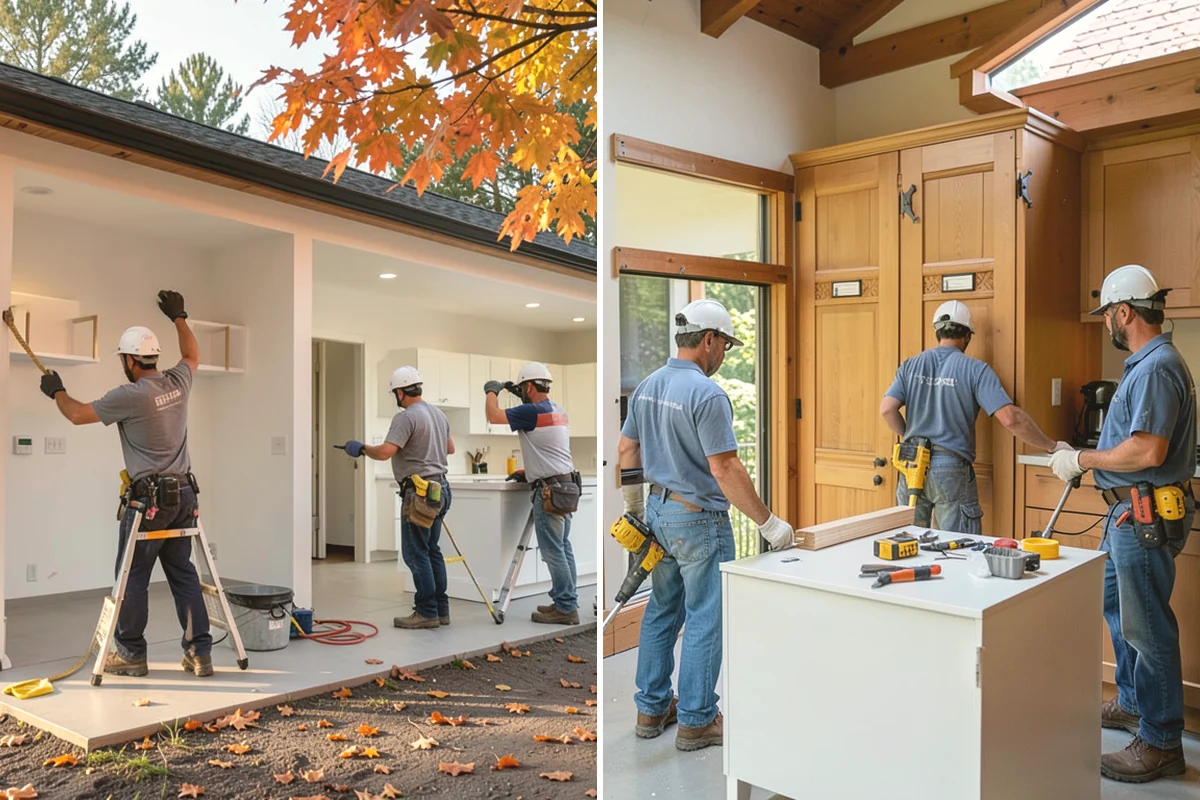 Two-Tone Cabinet Installation in Steilacoom, Pierce County, WA - Coordinate the two finishes and layout