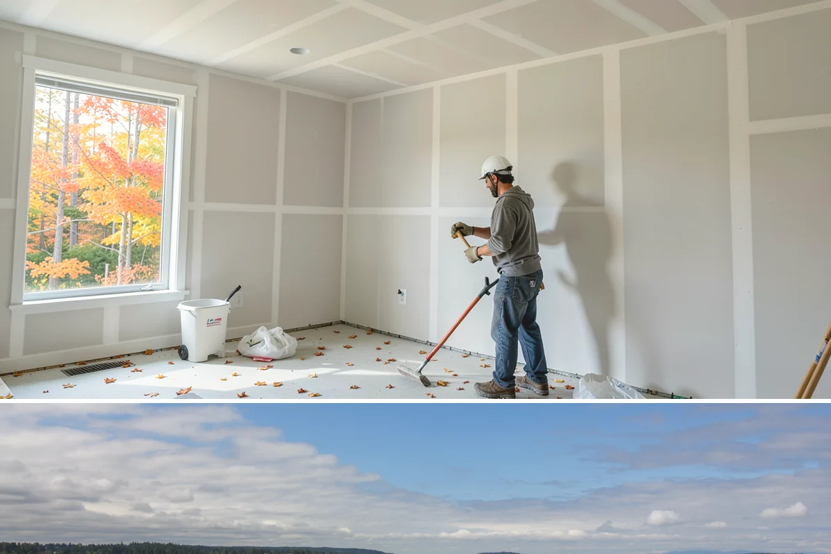 Two-Tone Cabinet Installation in University Place, Pierce County, WA - Two-tone installation fits any season and readies a stylish kitchen for holiday hosting when done in fall.