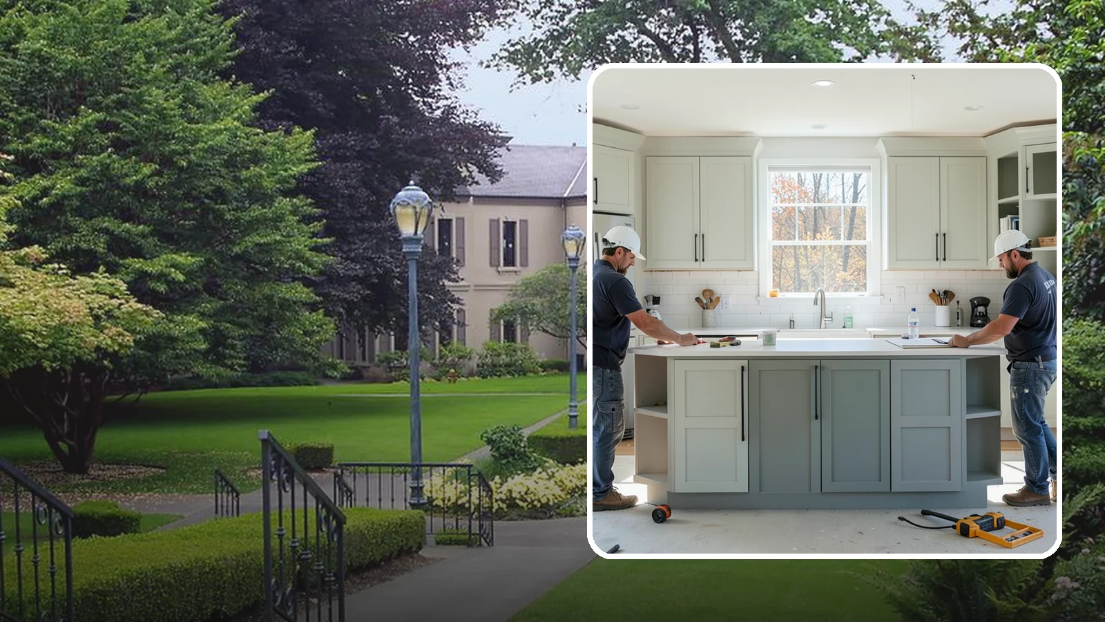 Two-Tone Cabinet Installation in Woodinville, King County, WA - Installing cabinetry in two coordinated colors or finishes to create depth and visual interest.