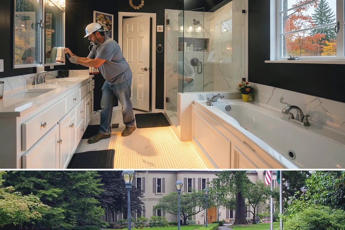Two-Tone Cabinet Installation in Woodinville, King County, WA - Two-tone installation fits any season and readies a stylish kitchen for holiday hosting when done in fall.