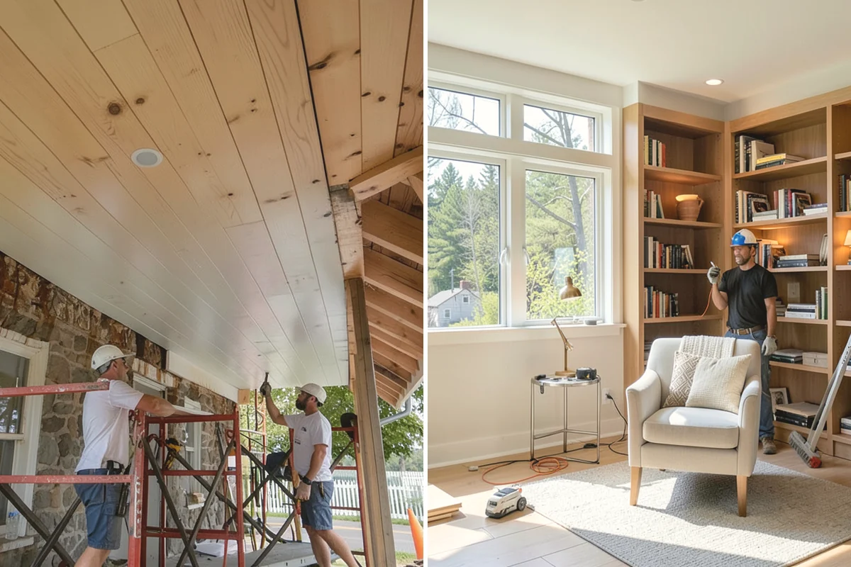 Two-Tone Cabinet Installation in Yarrow Point, King County, WA - Coordinate the two finishes and layout