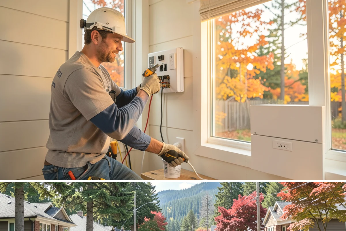Under-Cabinet Lighting in Hunts Point, King County, WA - Adding light before winter makes fall an ideal time to install under-cabinet fixtures.