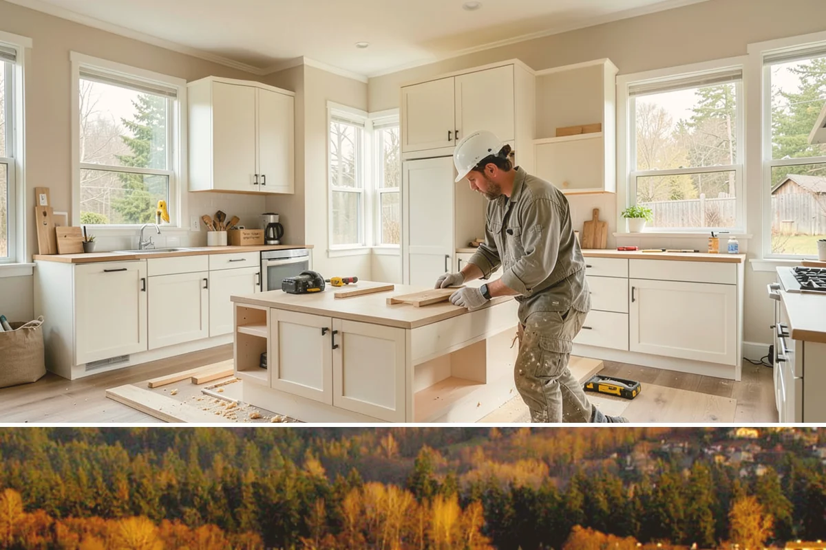 Under-Cabinet Lighting in Kenmore, King County, WA - Adding light before winter makes fall an ideal time to install under-cabinet fixtures.