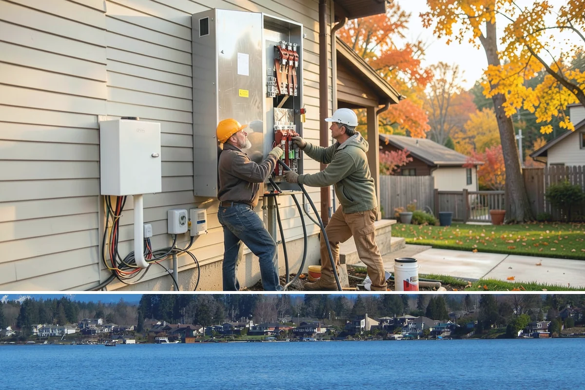 Under-Cabinet Lighting in Lake Stevens, Snohomish County, WA - Adding light before winter makes fall an ideal time to install under-cabinet fixtures.