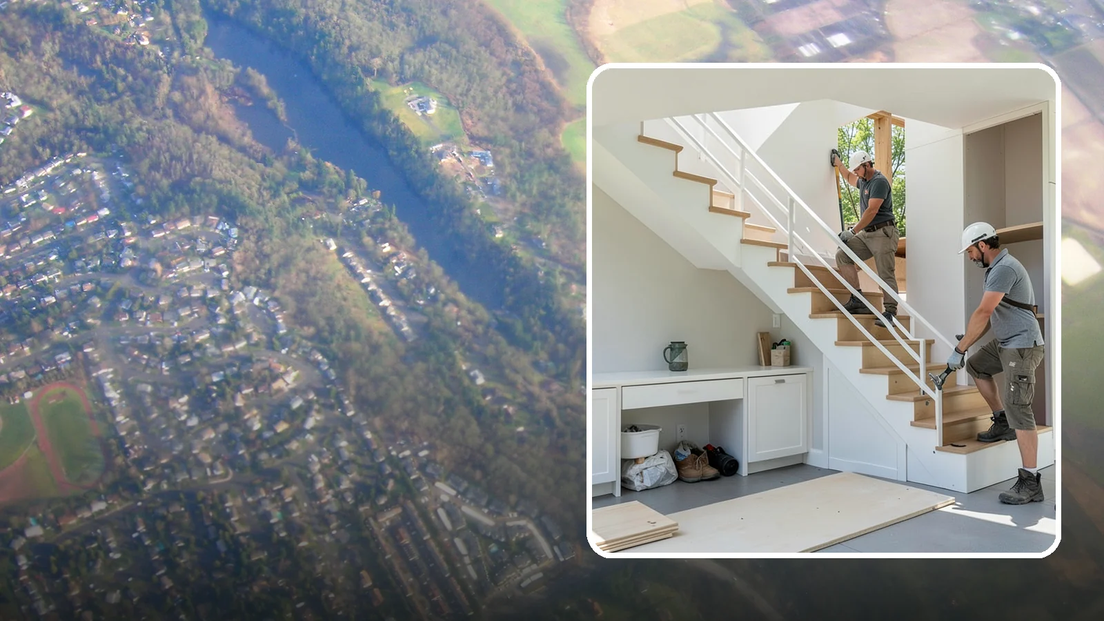 Under-Stair Storage in Algona, King County, WA - We convert unused under-stair space into smart drawers, cabinets, or a tucked-away closet.