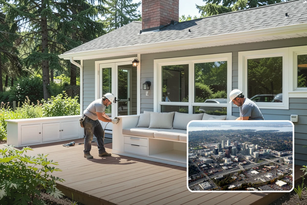 Under-Stair Storage in Bellevue, King County, WA - Reclaimed storage from an otherwise dead space