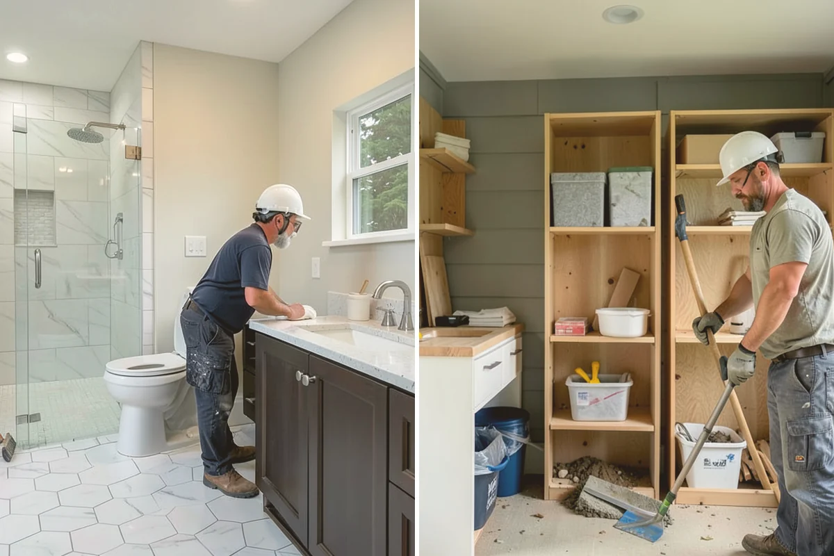 Under-Stair Storage in Bellevue, King County, WA - Evaluate the under-stair area and its structural constraints