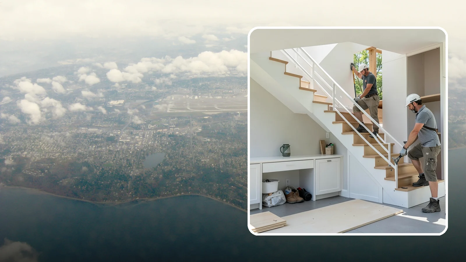 Under-Stair Storage in Burien, King County, WA - We convert unused under-stair space into smart drawers, cabinets, or a tucked-away closet.