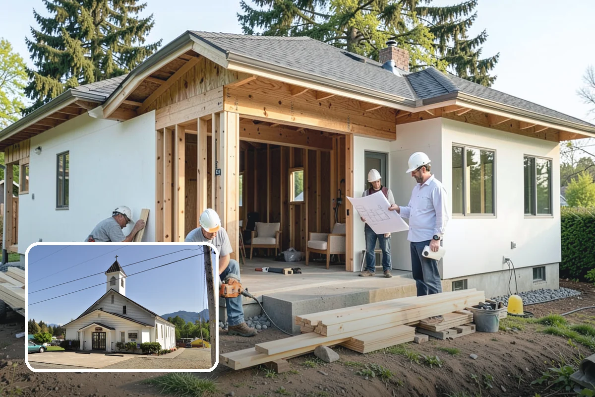 Under-Stair Storage in Concrete, Skagit County, WA - Reclaimed storage from an otherwise dead space