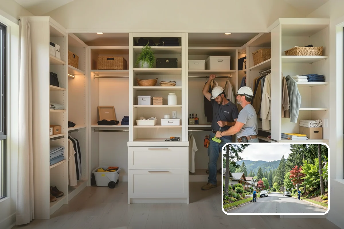 Under-Stair Storage in Darrington, Snohomish County, WA - Reclaimed storage from an otherwise dead space