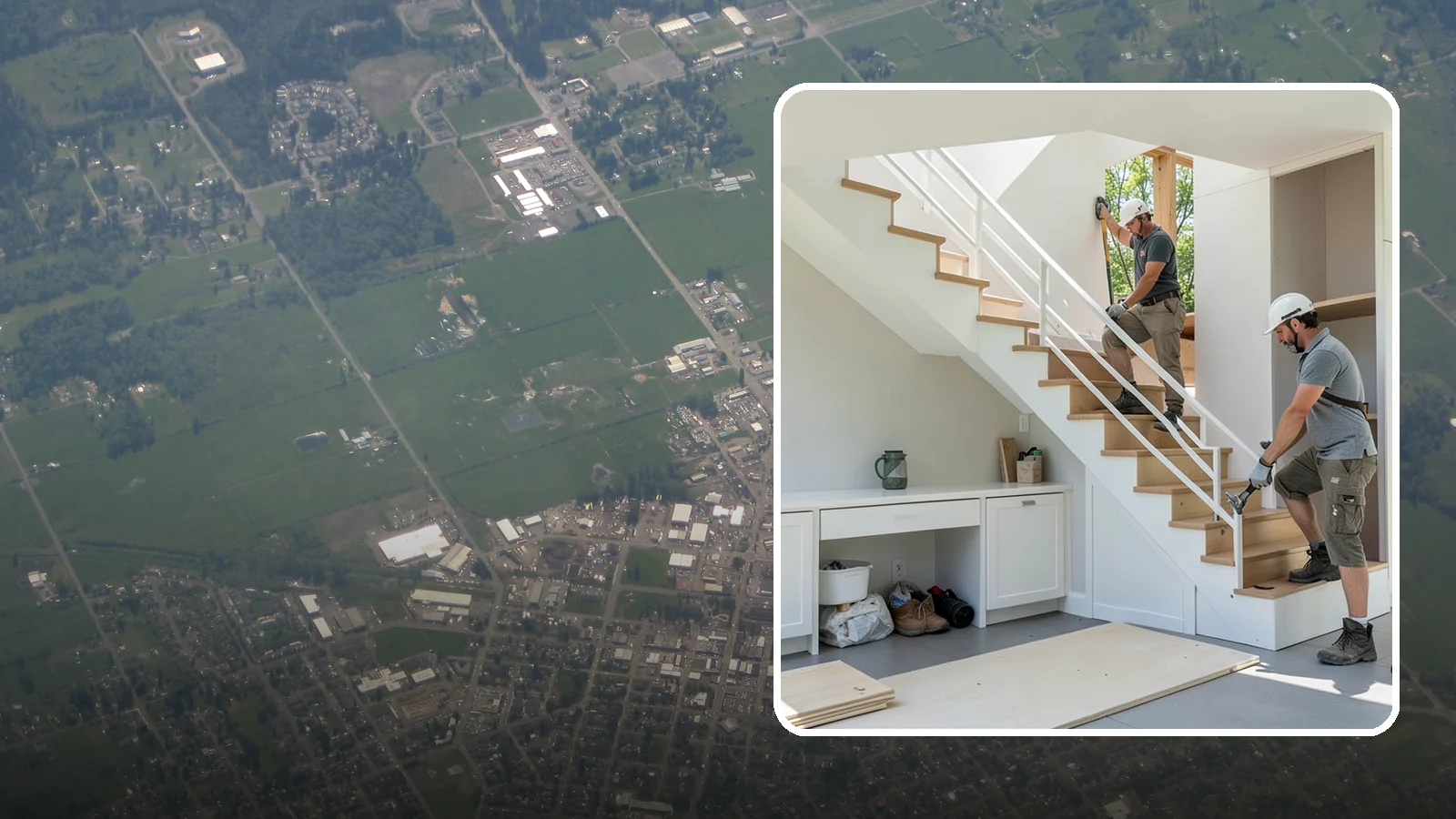 Under-Stair Storage in Enumclaw, King County, WA - We convert unused under-stair space into smart drawers, cabinets, or a tucked-away closet.