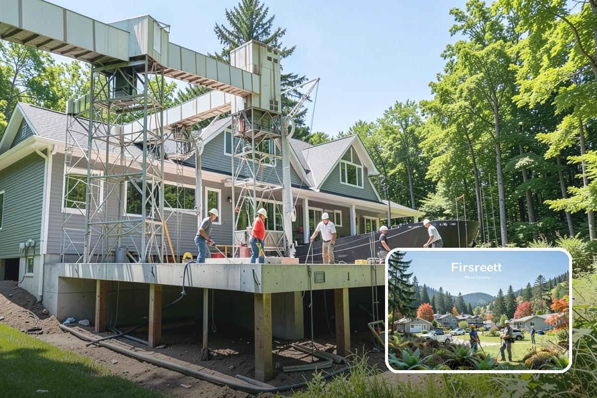Under-Stair Storage in Fircrest, Pierce County, WA - Reclaimed storage from an otherwise dead space
