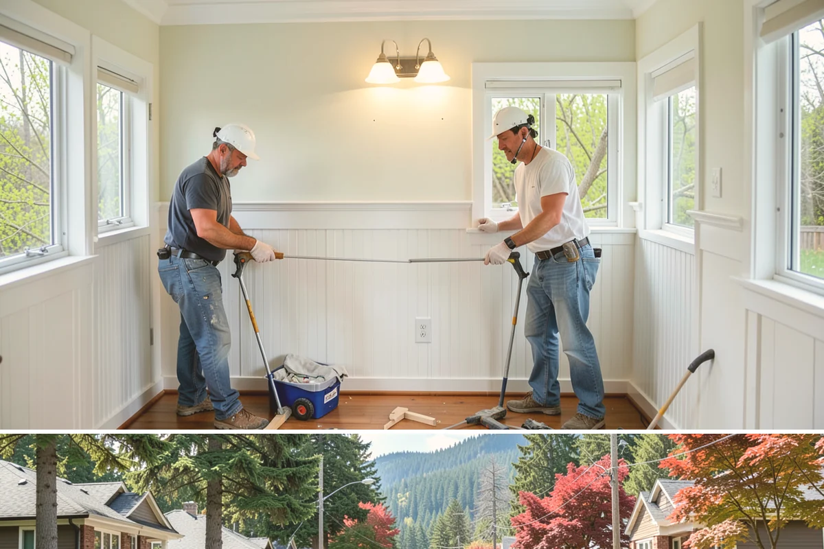 Under-Stair Storage in Hunts Point, King County, WA - This tidy interior upgrade can be scheduled any season and is well suited to PNW winter project lists.