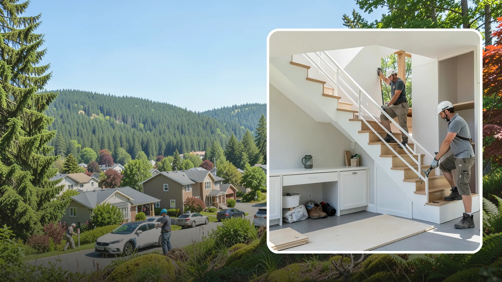 Under-Stair Storage in Index, Snohomish County, WA - We convert unused under-stair space into smart drawers, cabinets, or a tucked-away closet.