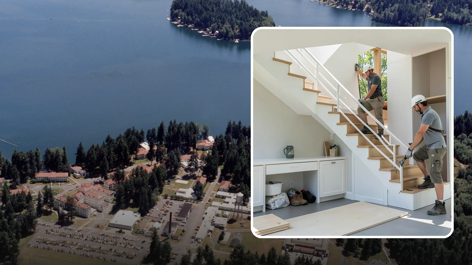 Under-Stair Storage in Lakewood, Pierce County, WA - We convert unused under-stair space into smart drawers, cabinets, or a tucked-away closet.