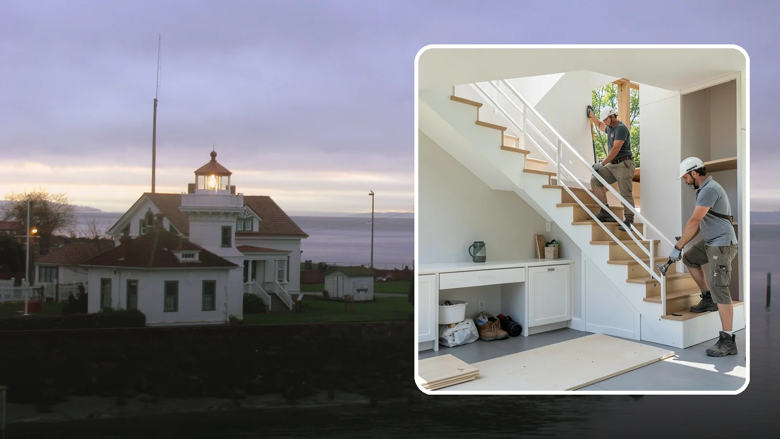 Under-Stair Storage in Mukilteo, Snohomish County, WA - We convert unused under-stair space into smart drawers, cabinets, or a tucked-away closet.