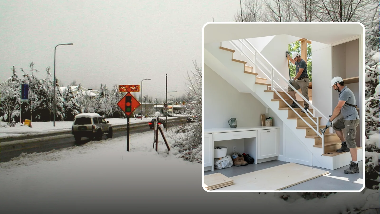 Under-Stair Storage in Newcastle, King County, WA - We convert unused under-stair space into smart drawers, cabinets, or a tucked-away closet.