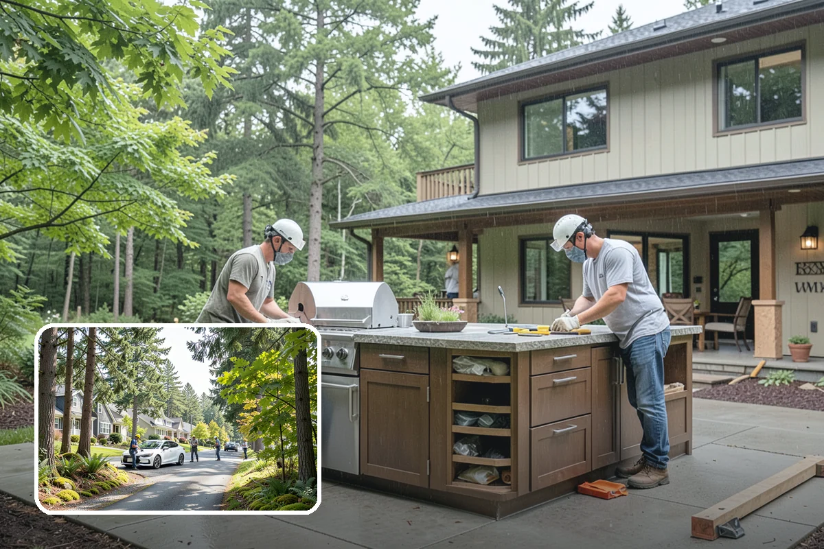 Under-Stair Storage in Normandy Park, King County, WA - Reclaimed storage from an otherwise dead space