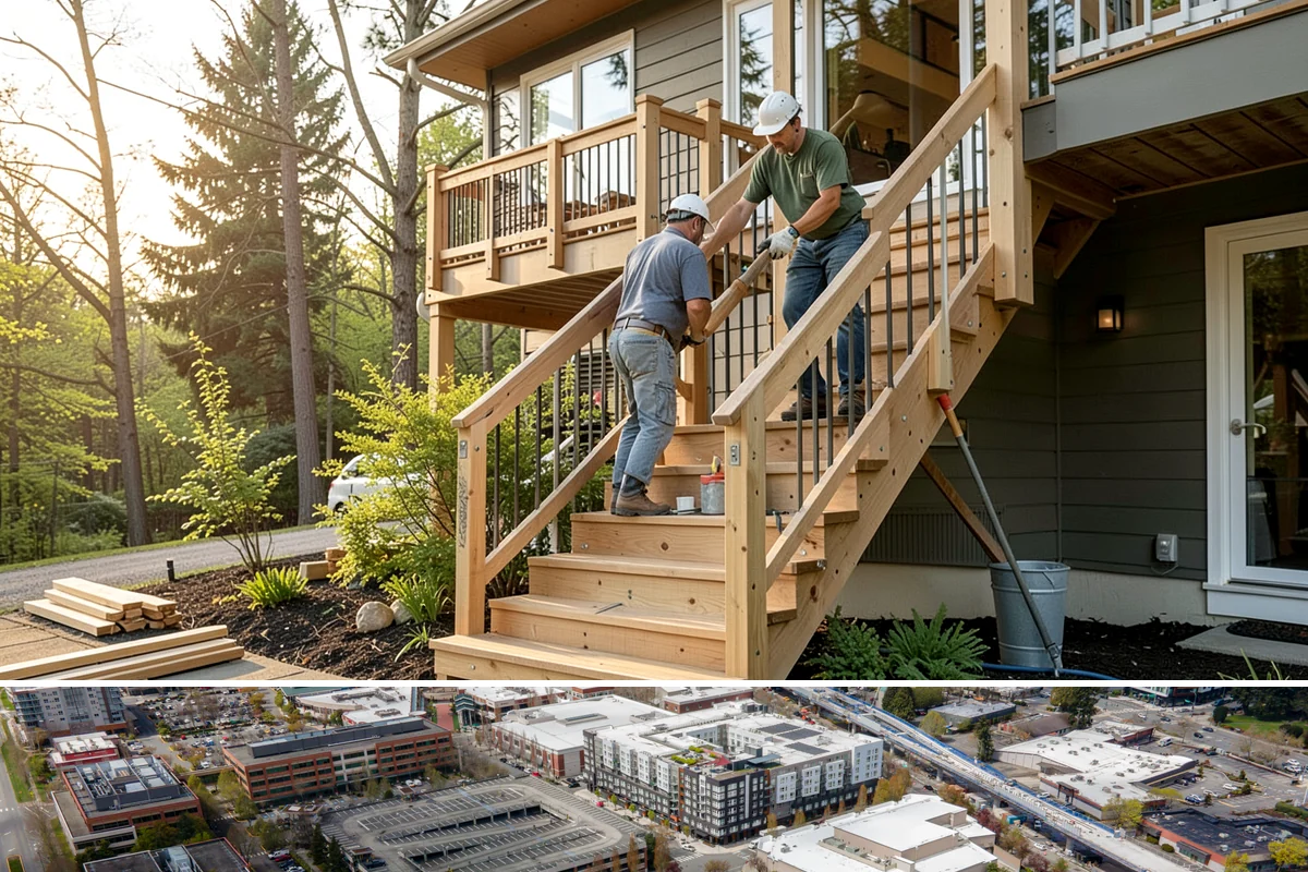 Under-Stair Storage in Redmond, King County, WA - This tidy interior upgrade can be scheduled any season and is well suited to PNW winter project lists.