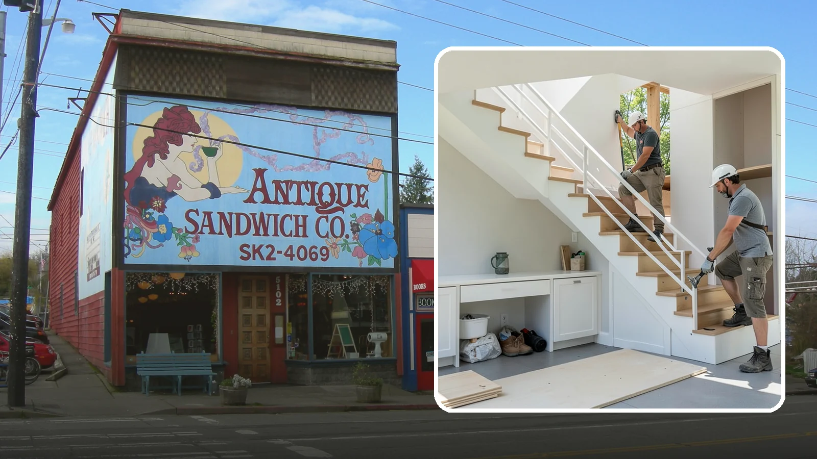 Under-Stair Storage in Ruston, Pierce County, WA - We convert unused under-stair space into smart drawers, cabinets, or a tucked-away closet.