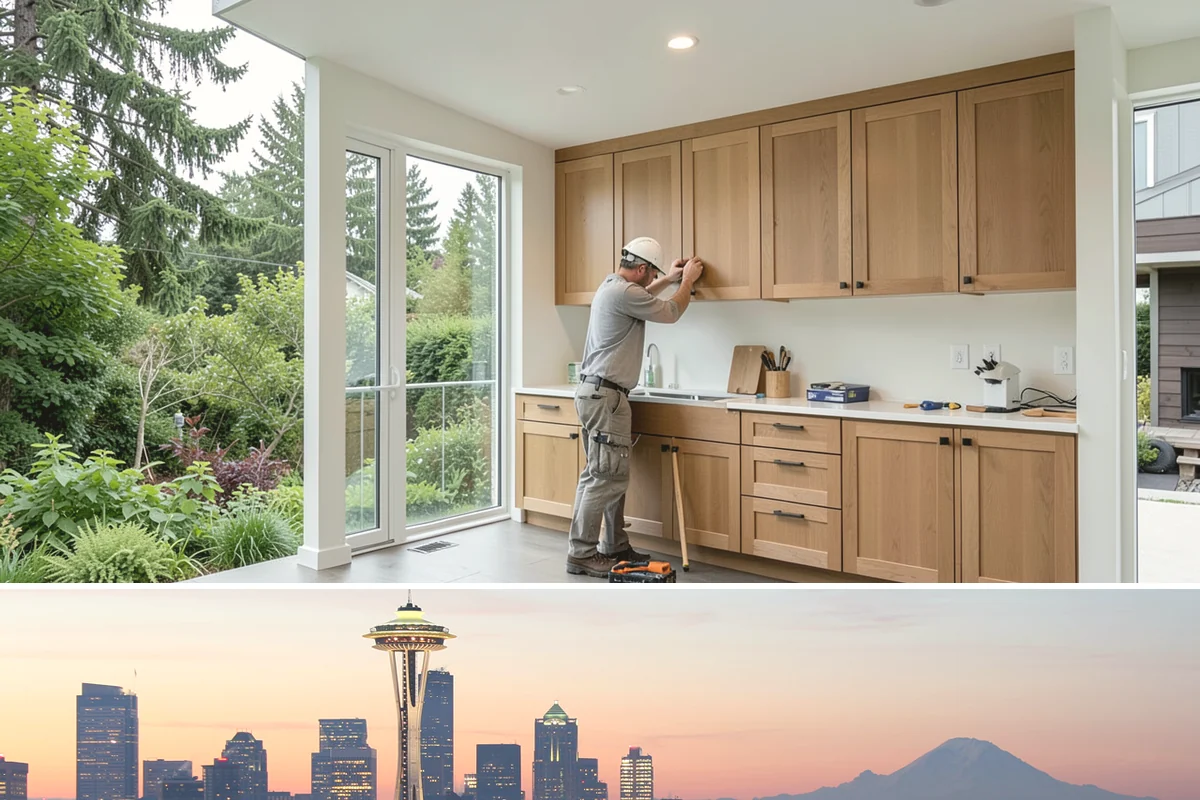 Under-Stair Storage in Seattle, King County, WA - This tidy interior upgrade can be scheduled any season and is well suited to PNW winter project lists.