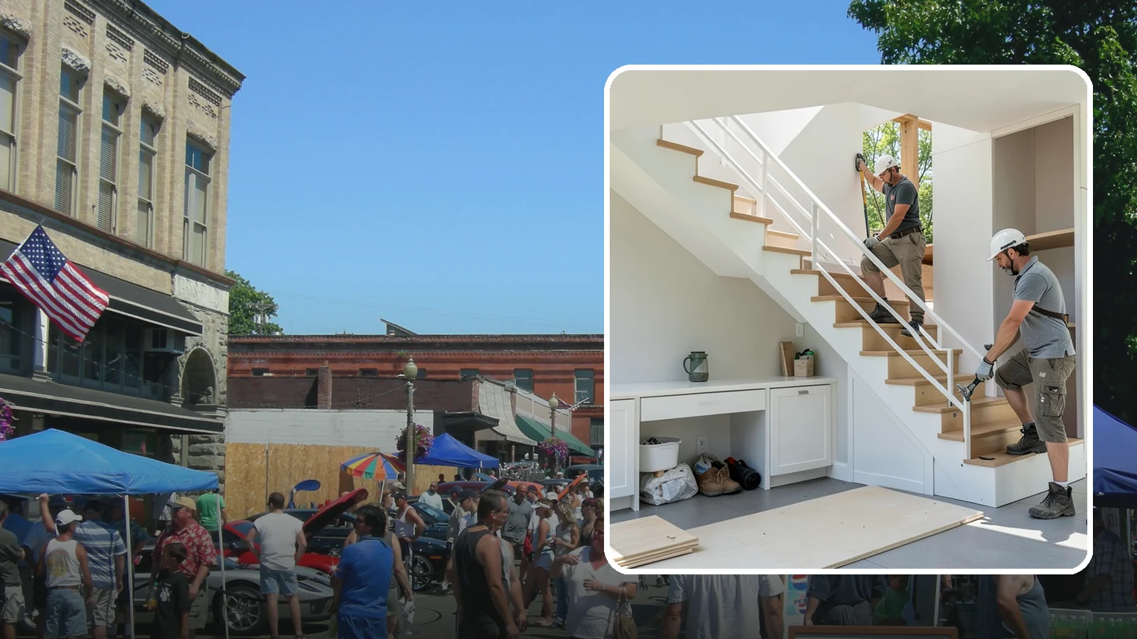 Under-Stair Storage in Snohomish, Snohomish County, WA - We convert unused under-stair space into smart drawers, cabinets, or a tucked-away closet.