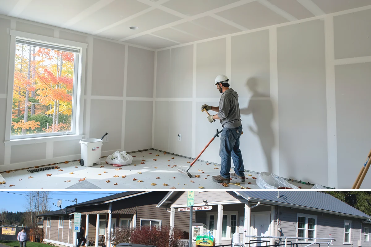 Under-Stair Storage in South Prairie, Pierce County, WA - This tidy interior upgrade can be scheduled any season and is well suited to PNW winter project lists.