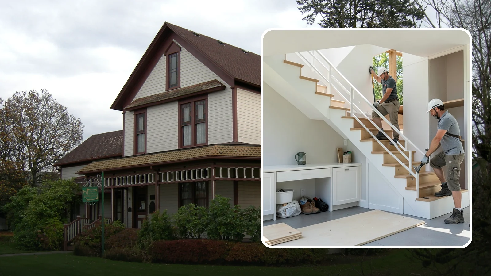Under-Stair Storage in Sumner, Pierce County, WA - We convert unused under-stair space into smart drawers, cabinets, or a tucked-away closet.