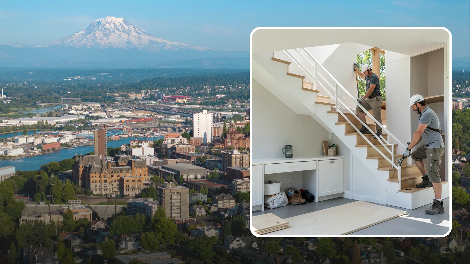 Under-Stair Storage in Tacoma, Pierce County, WA - We convert unused under-stair space into smart drawers, cabinets, or a tucked-away closet.