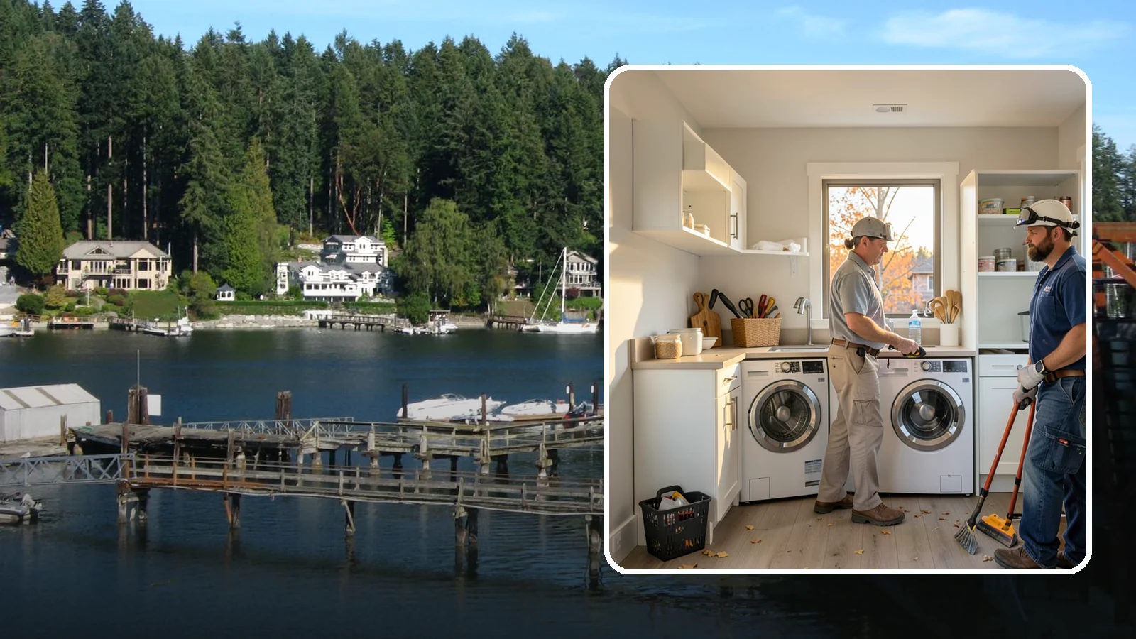 Utility Room Remodeling in Gig Harbor, Pierce County, WA - We remodel utility rooms into organized, moisture-savvy hubs for laundry, storage, and household systems.