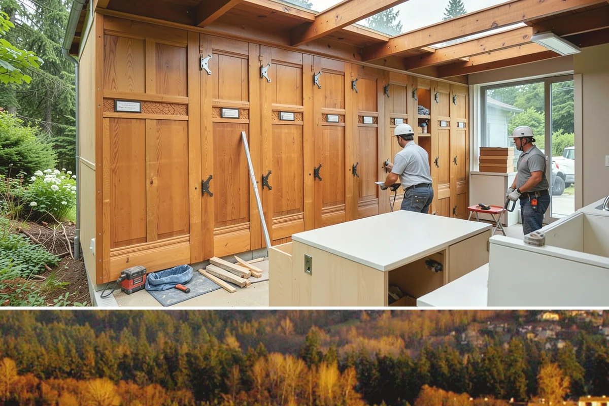 Utility Room Remodeling in Kenmore, King County, WA - Winter is a convenient time for interior utility room work, keeping your crew productive indoors while PNW weather stalls outdoor...