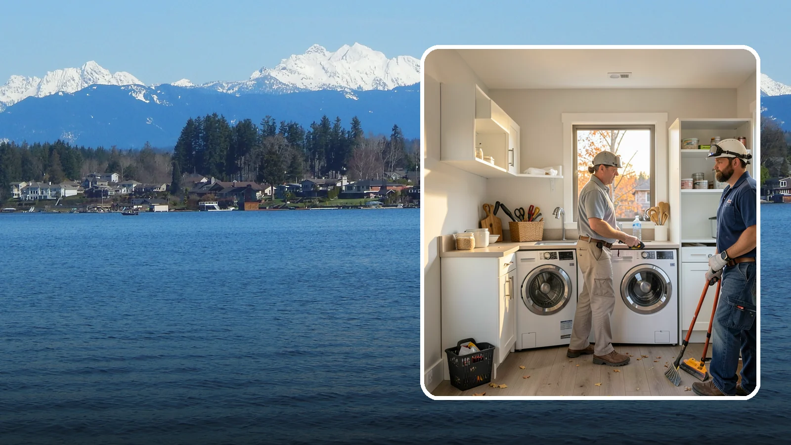 Utility Room Remodeling in Lake Stevens, Snohomish County, WA - We remodel utility rooms into organized, moisture-savvy hubs for laundry, storage, and household systems.
