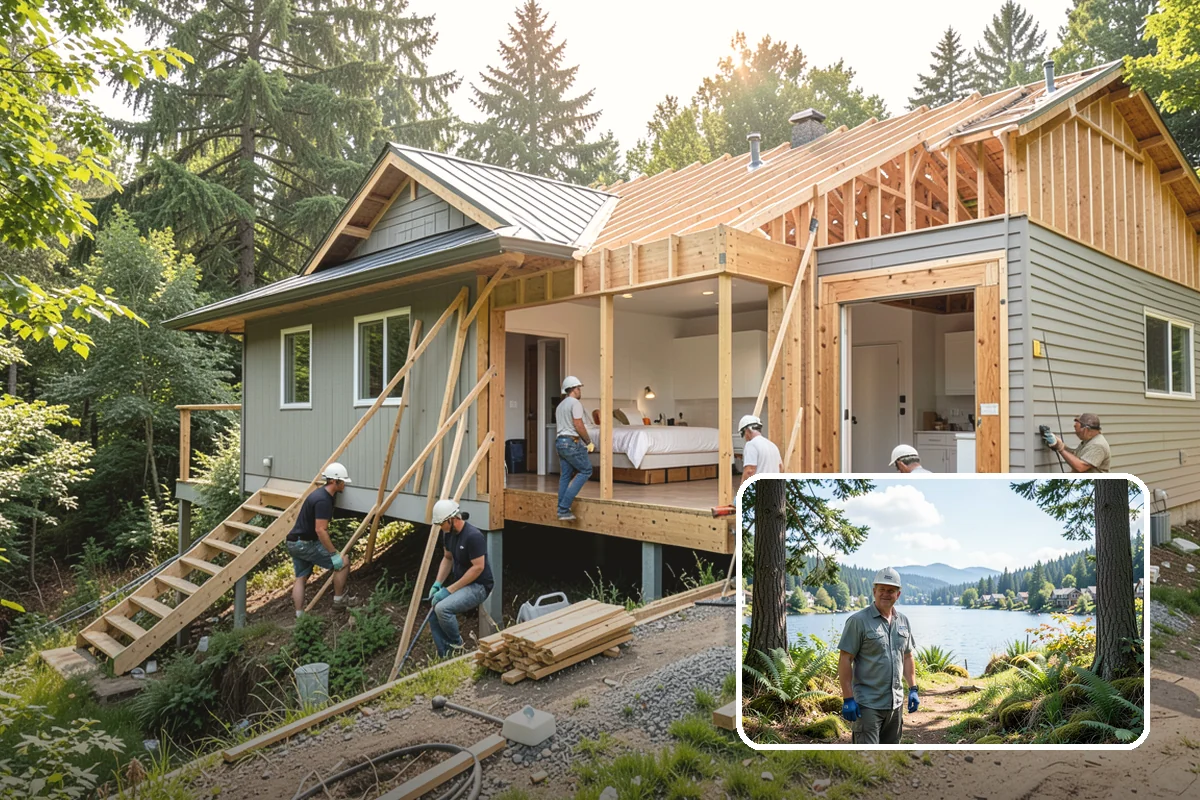 Utility Room Remodeling in Milton, King County, WA - Better organization for tools, supplies, and cleaning gear