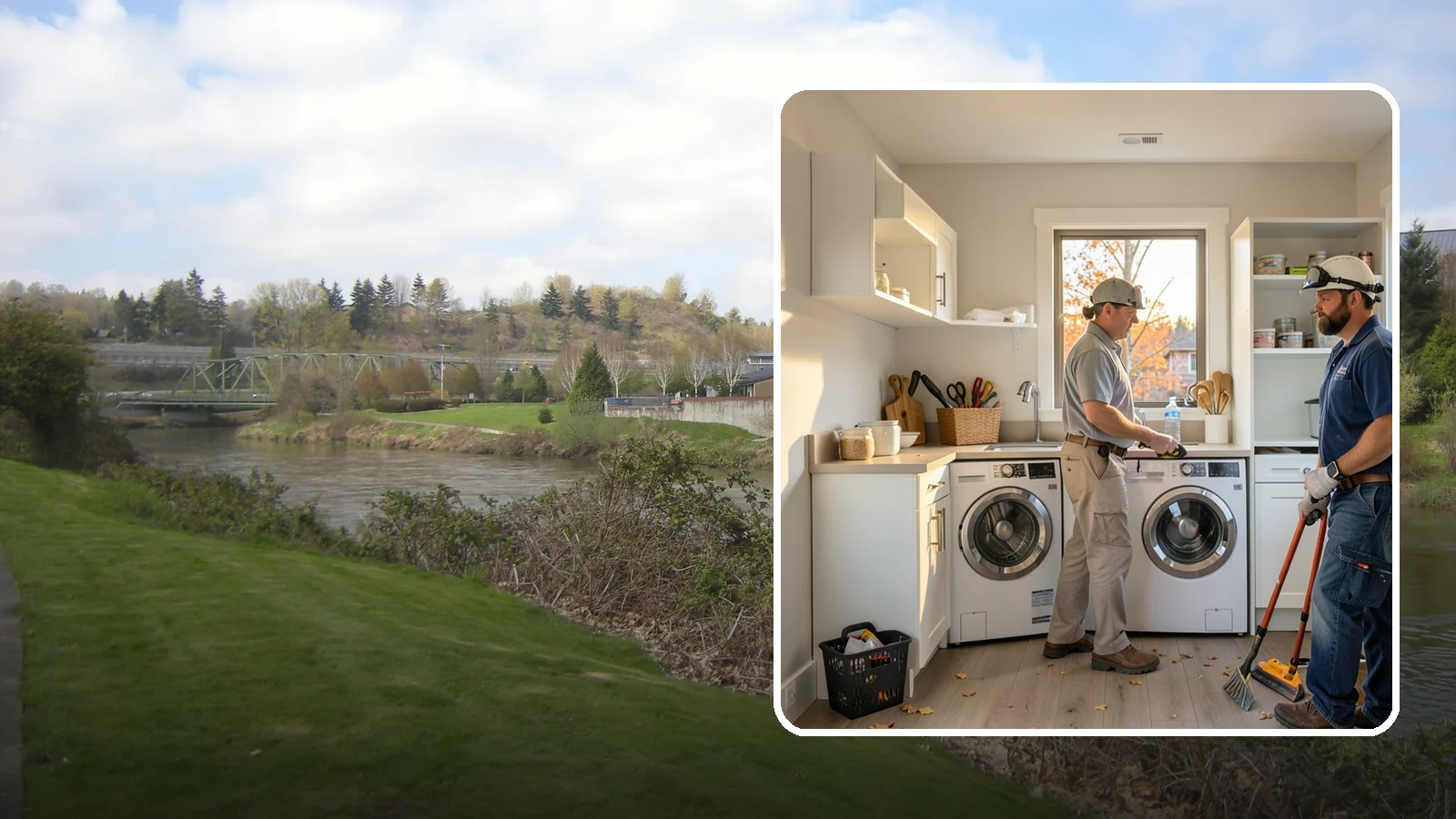 Utility Room Remodeling in Tukwila, King County, WA - We remodel utility rooms into organized, moisture-savvy hubs for laundry, storage, and household systems.