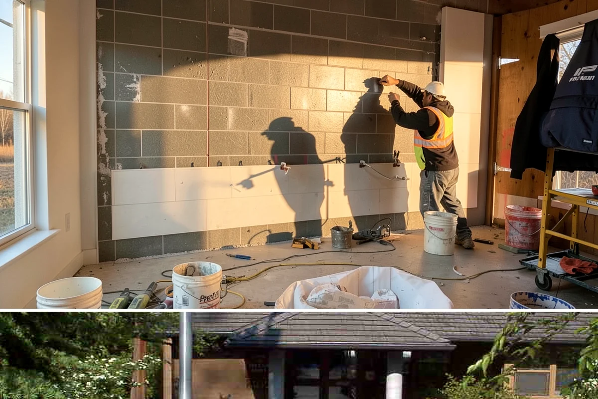 Utility Room Remodeling in Yarrow Point, King County, WA - Winter is a convenient time for interior utility room work, keeping your crew productive indoors while PNW weather stalls outdoor...